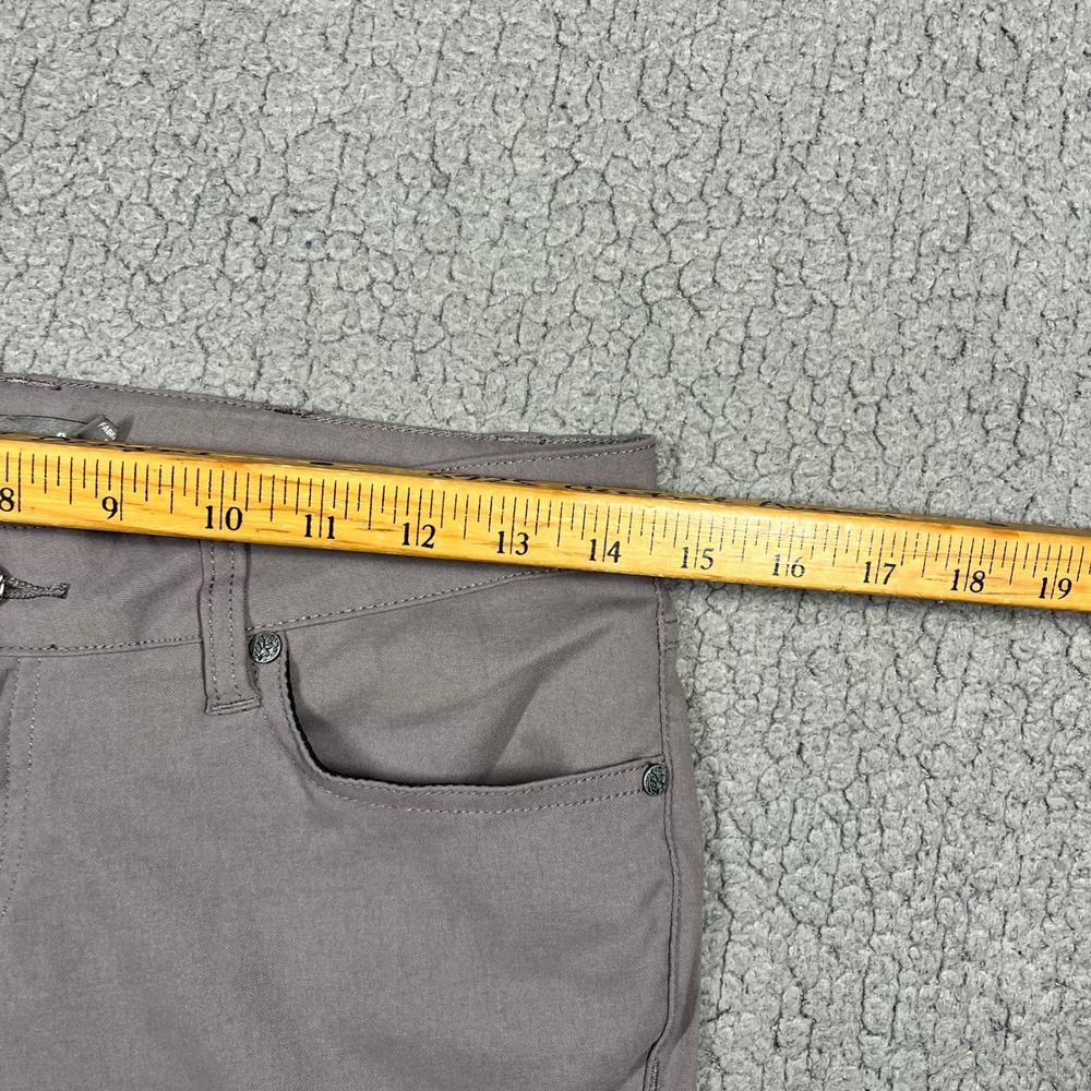 Prana Kara Pants Womens 6 Short Inseam Mauve Taupe Slim Fit Stretch Nylon Blend - Picture 7 of 11